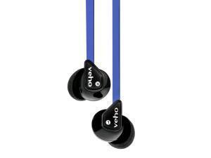 Veho VEP-003-360Z1-N 360° Z-1 Stereo Noise Isolating Earbuds - Blue