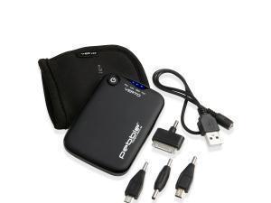 Veho VPP-201-CG Charcoal Grey PEBBLE Verto Portable Battery Pack Charger for Smartphones, MP3 and USB charged devices