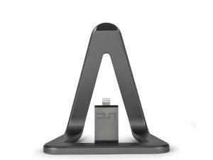 Veho DS-1 Charge and Sync Docking Station for iPhone/iPod with 1.5m MFi Lightning Cable  Aluminium Grey