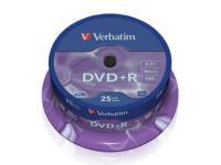 Verbatim 16x DVDplusR - 25 Pack
