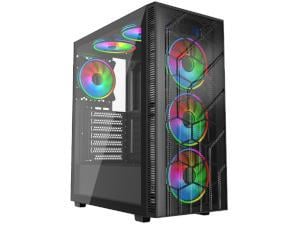 Vida Sirocco V2 Black ARGB Gaming Tower Chassis