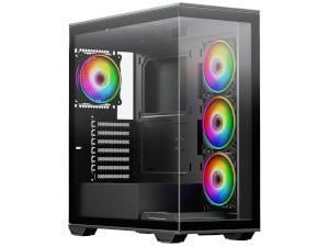 Vida Solus Black ARGB Gaming Tower Chassis