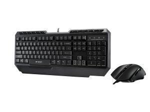 VPRO V100 Gaming Backlit Keyboard and Mouse Set Black UK Layout