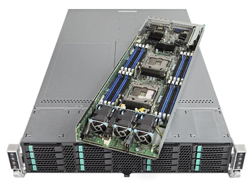 Intel® 4 Node VMWARE vSAN Ready Server System -  up to 80VMs image