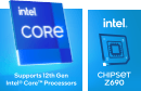 Intel chip logos