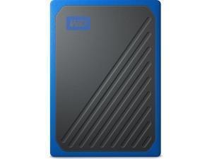 WD My Passport Go External 1TB Solid State Drive SSD - Blue
