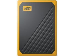 WD My Passport Go External 1TB Solid State Drive SSD - Yellow