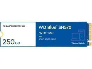 WD Blue SN570 250GB NVME PCIe Gen 3 Solid State Drive (Up to 3300MB/s Read | 1200MB/s Write) small image