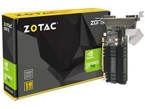 ZOTAC GeForce GT 710 Silent / Low Profile 1GB GDDR3 Graphics Card