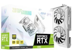 ZOTAC GAMING NVIDIA GeForce RTX 3060 AMP White Edition 12GB GDDR6 Graphics Card