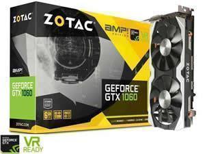 ZOTAC GeForce GTX 1060 AMP! 6GB GDDR5 Graphics Card