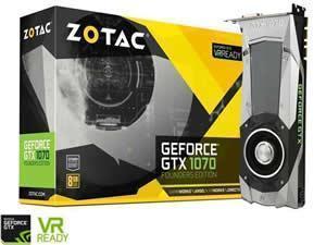 ZOTAC GeForce GTX 1070 Founders Edition 8GB GDDR5