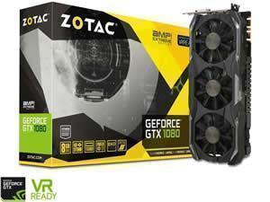 ZOTAC GeForce GTX 1080 AMP! Extreme 8GB GDDR5X Graphics Card